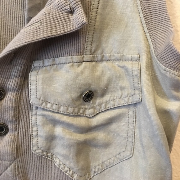 CONVERSE JOHN VARVATOS WOMEN HOODED SHIRT TOP 0 XS - Picture 4 of 8